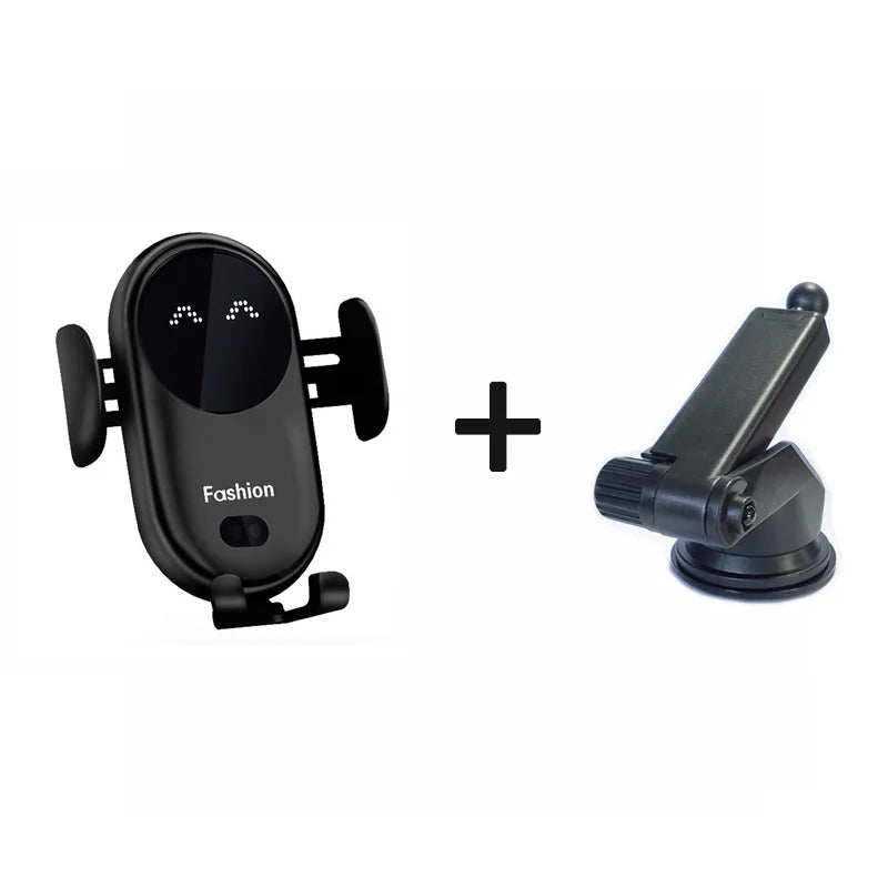 Wireless Charger Smart Sensor Car Mount for Iphone Samsung Car Phone Holder Intelligent Infrared Fast Wireless Charging Charger
