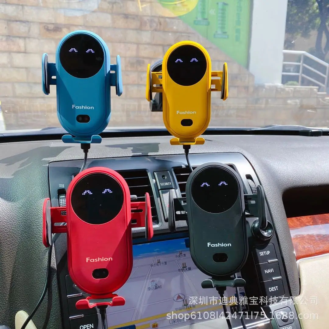 Wireless Charger Smart Sensor Car Mount for Iphone Samsung Car Phone Holder Intelligent Infrared Fast Wireless Charging Charger
