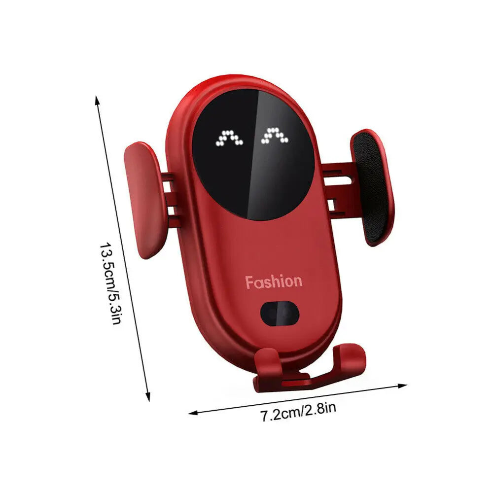 Wireless Charger Smart Sensor Car Mount for Iphone Samsung Car Phone Holder Intelligent Infrared Fast Wireless Charging Charger